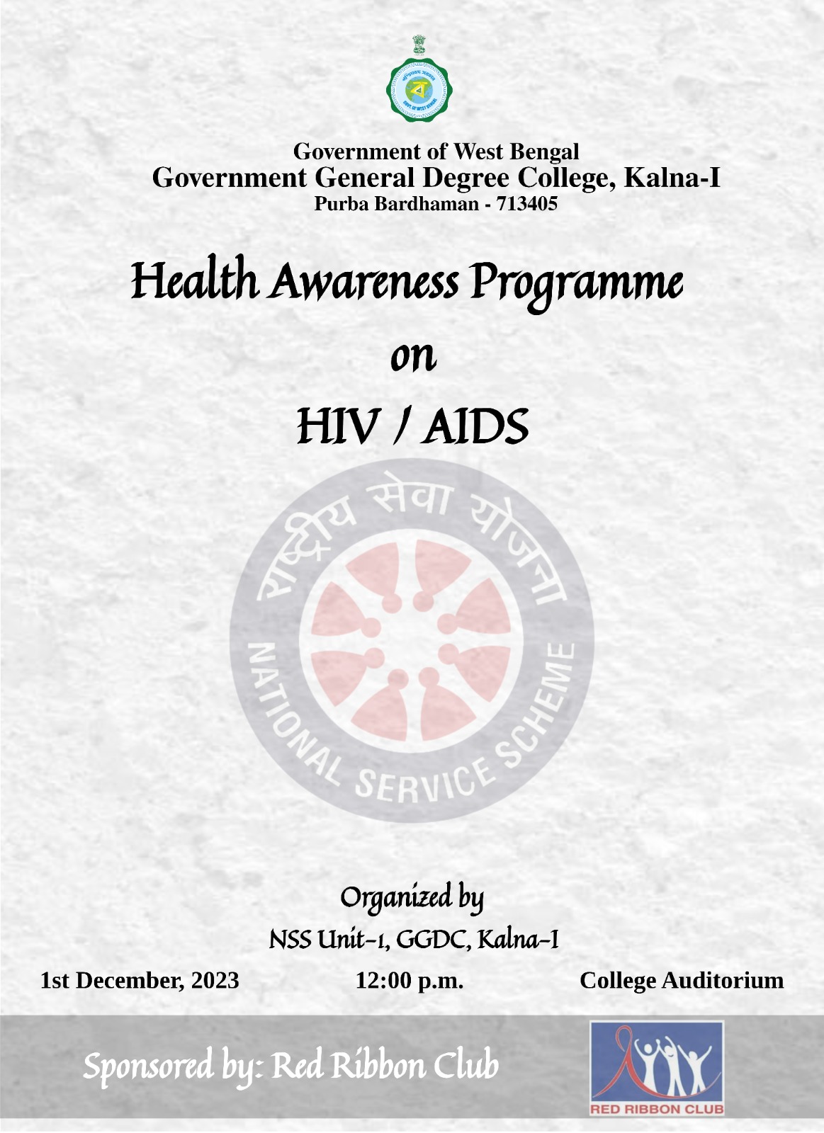 Health Awareness Programme on HIV/AIDS