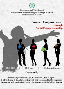 Women Empowerment through Social Entrepreneurship on 27.09.2024